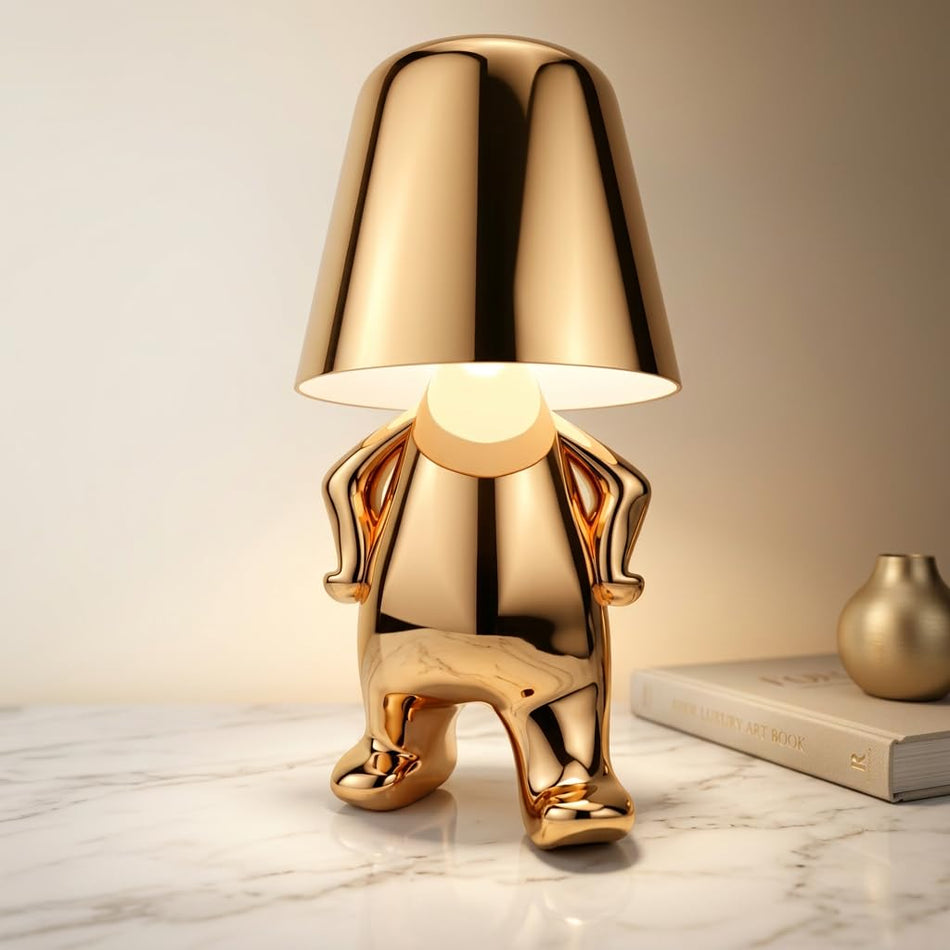 Luxury Golden Metallic Table Lamp