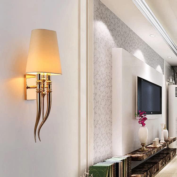 Fabric Shade Wall Light