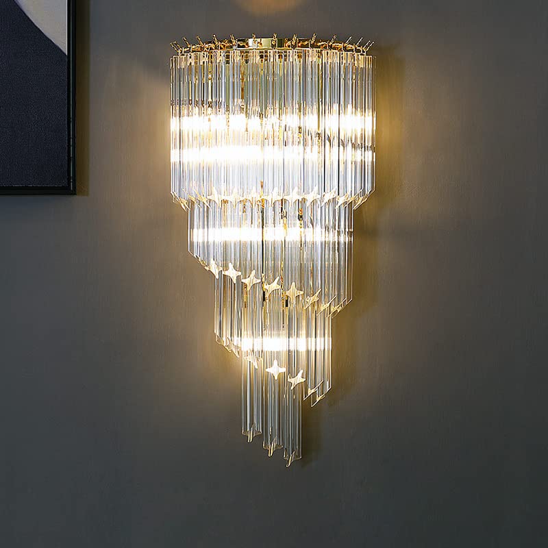 Glass Crystal Wall Light