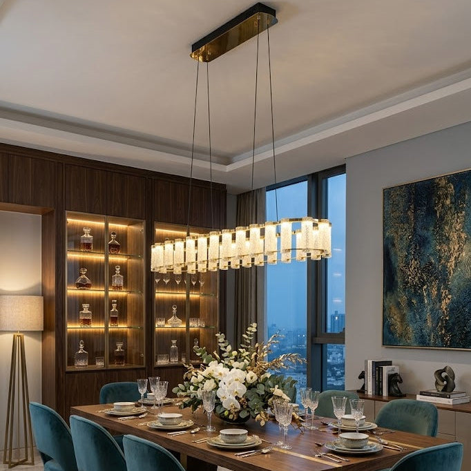 Deco Linear Chandelier