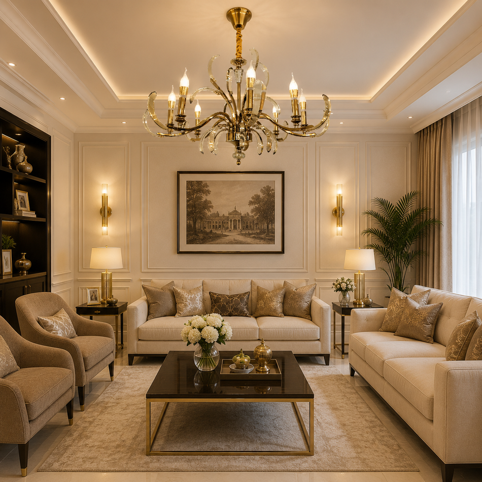 Cascade 8 Light Chandelier