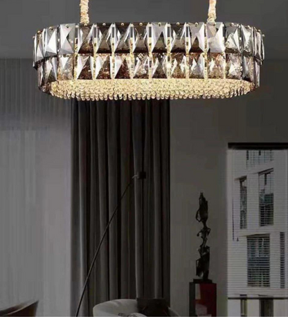 Stello Modern Round Crystal Chandelier