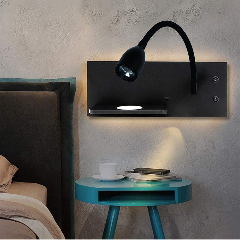 Black Philips LED Wall Light