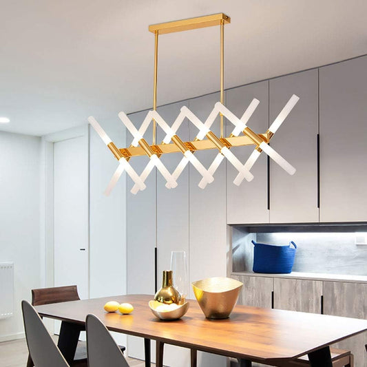 Deco Gold Chandelier