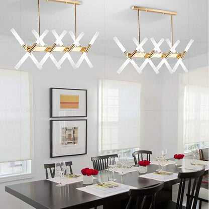 Deco Gold Chandelier