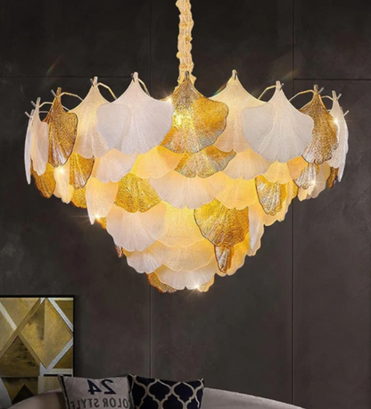 Stello Modern Round Crystal Art Chandelier - 80 CM