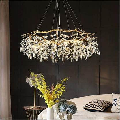 Modern Gold Crystal Chandeliers 100 CM