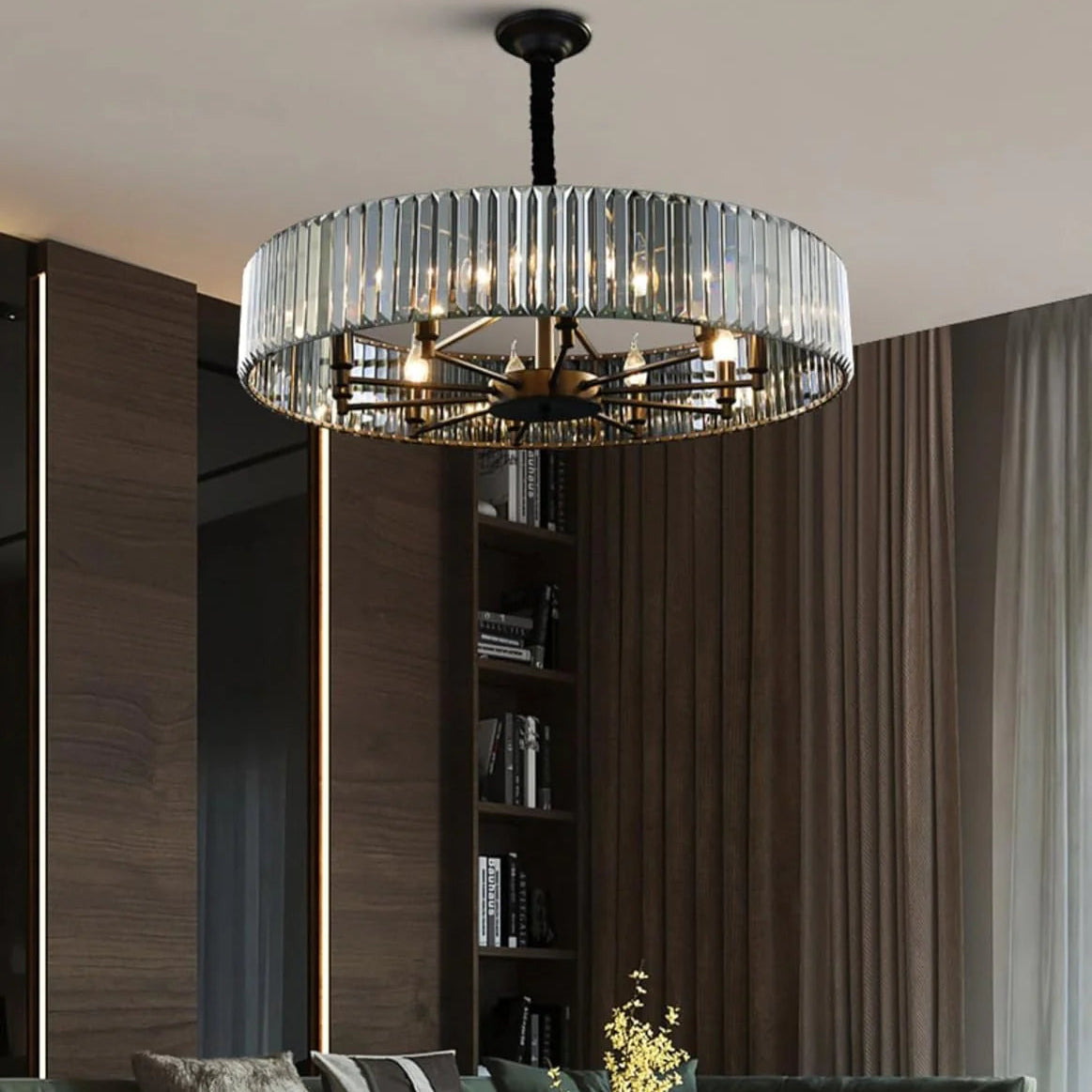Black Luxury Crystal Chandelier