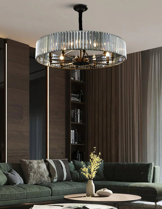 Black Luxury Crystal Chandelier