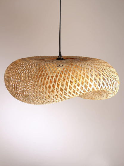 Rattan Bamboo Medium Pendant Light