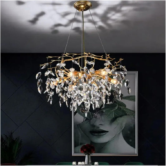 Modern Gold Crystal Chandeliers
