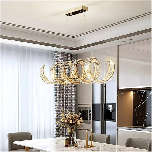 Modern Wave Shape Chandelier