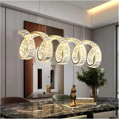 Modern Wave Shape Chandelier