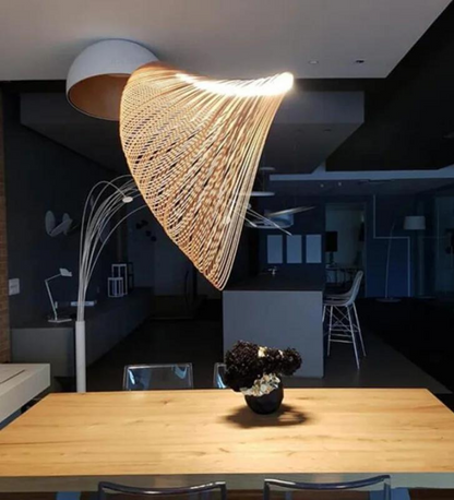 Stello Bamboo Ring Chandelier