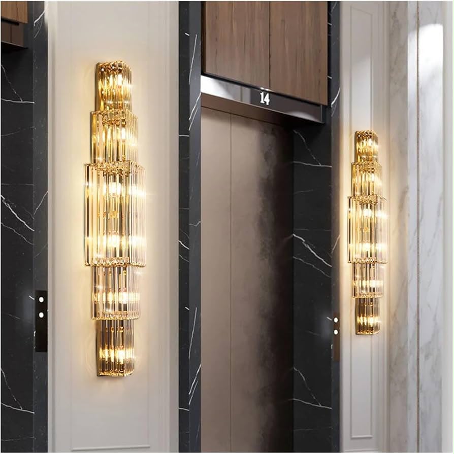 Aurora Crystal Wall Light