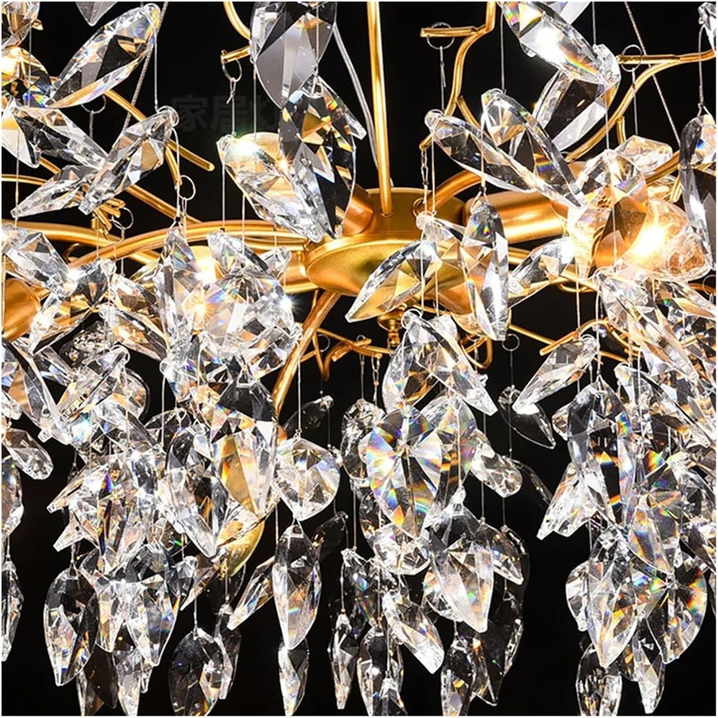 Modern Gold Crystal Chandeliers