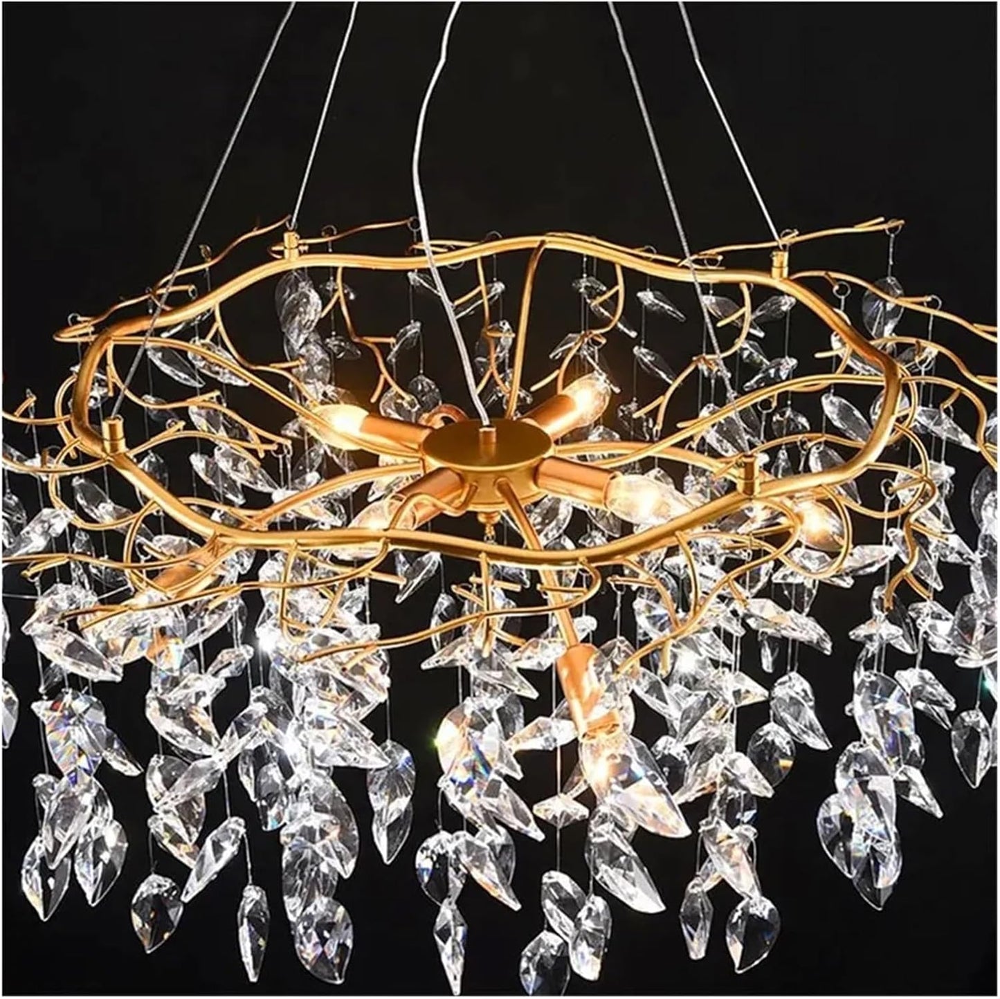 Modern Gold Crystal Chandeliers