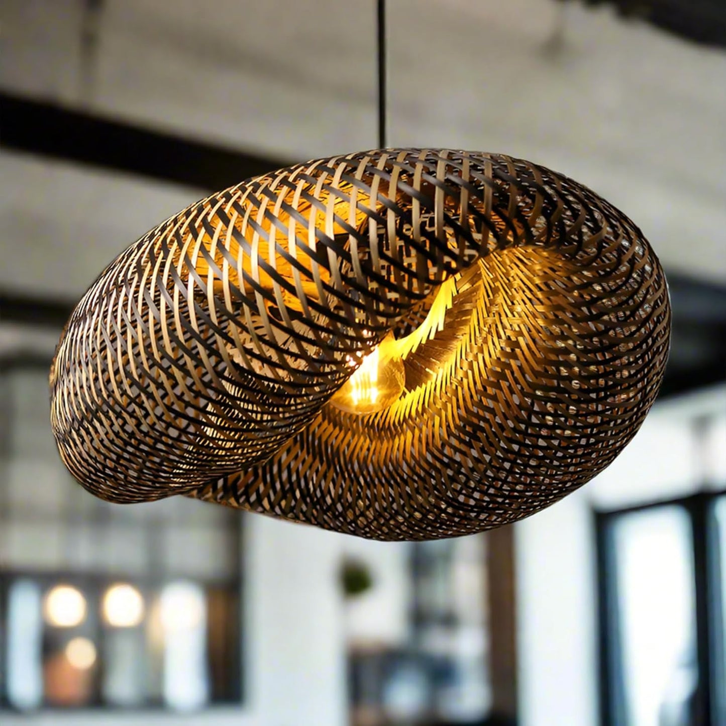 Aura Bamboo Pendant Light