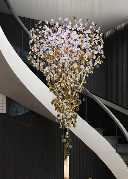 Stone Double Height Chandelier