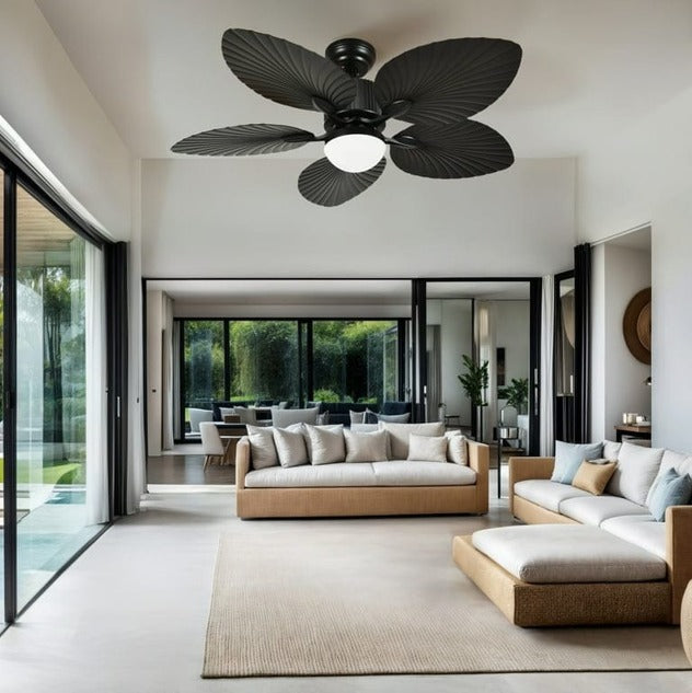 Gilded Fan Chandelier