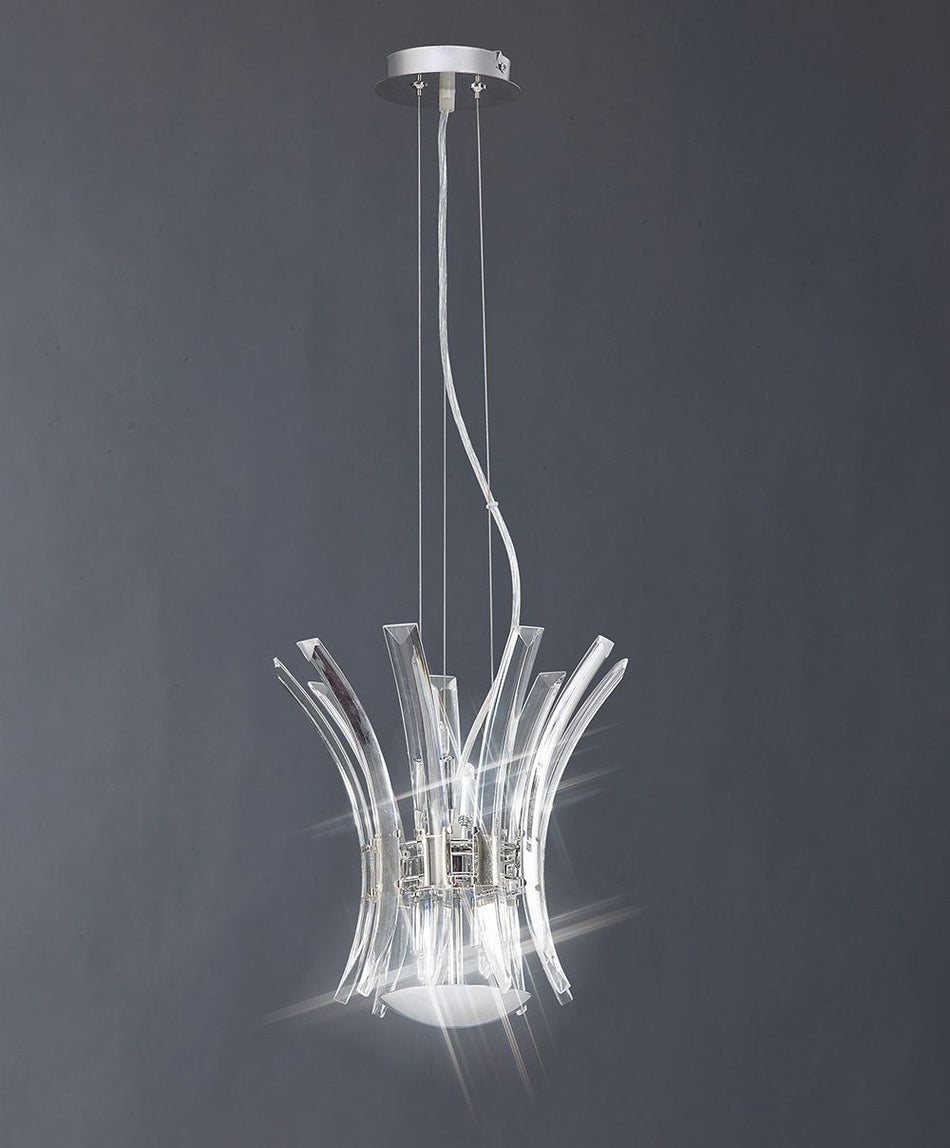 Sinclair Pendant 4 Light Polished Chrome