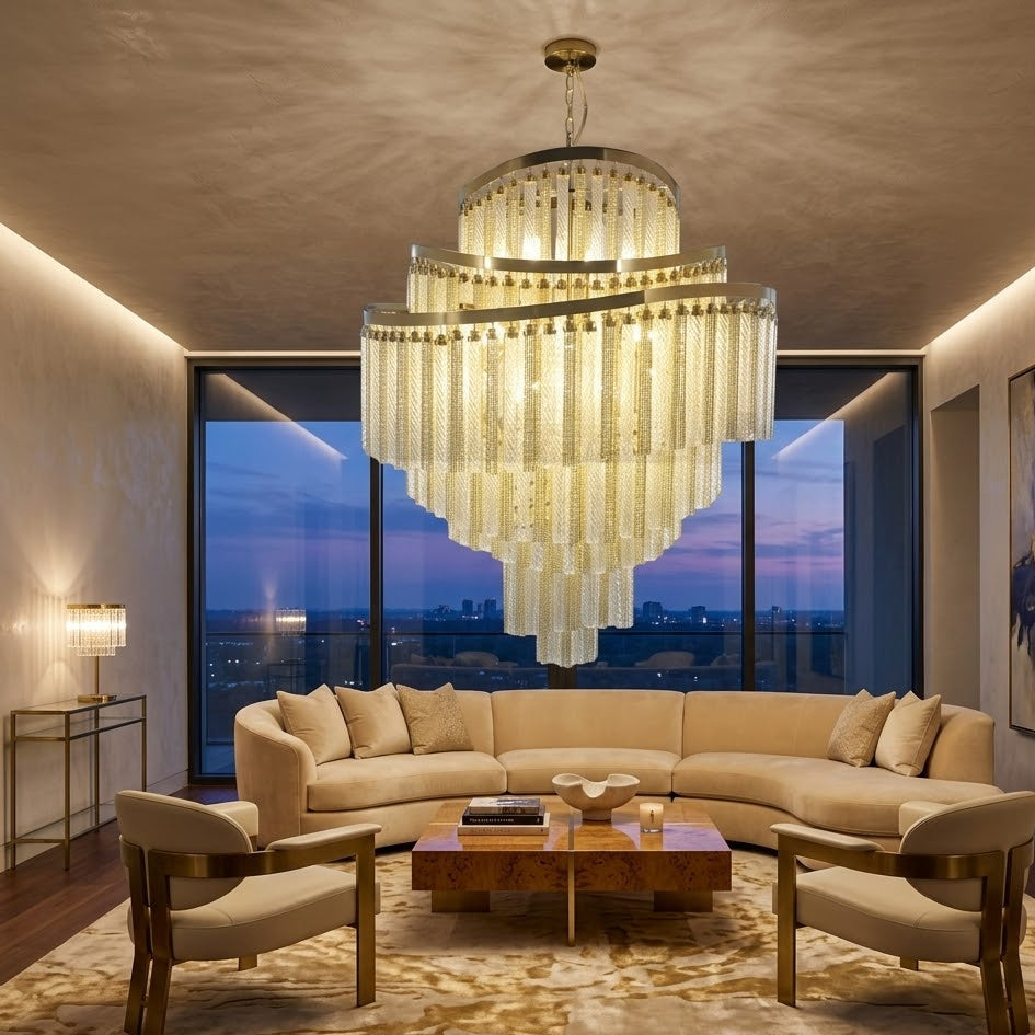 Cognac Mirage Chandelier