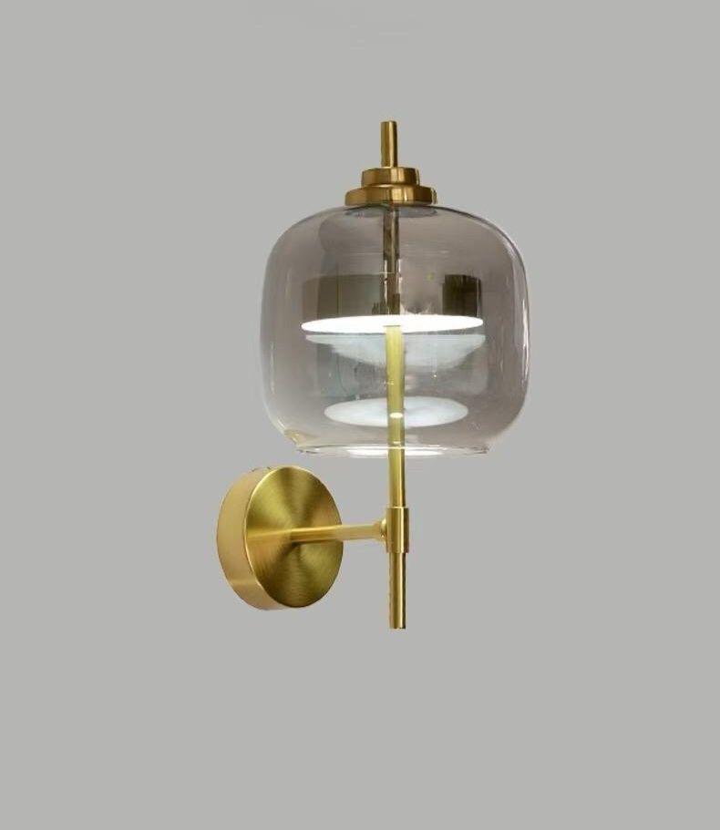 SMOKE GLASS LED WALL LIGHT