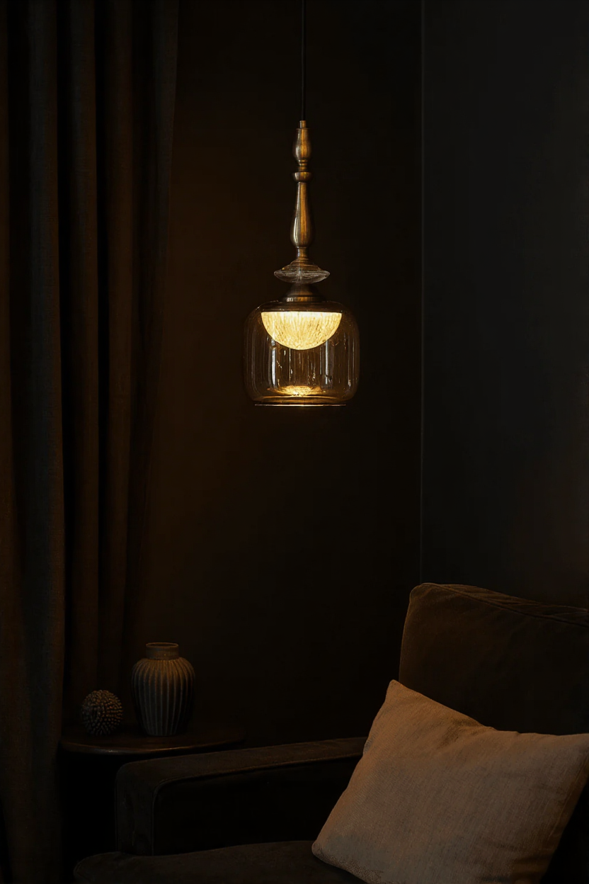 Glass Pendant Light