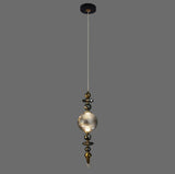 Crystal Orb Gold Pendant Light– Luxurious Hanging Light for Elegant Interiors