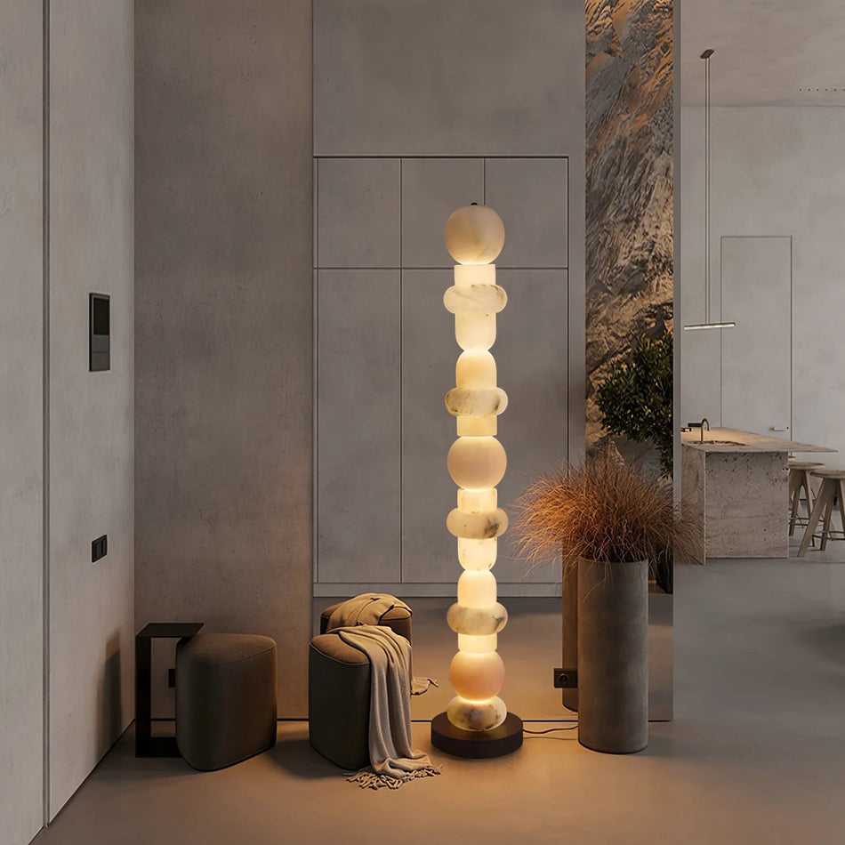 Imitated Marble Floor Lamp Stylish