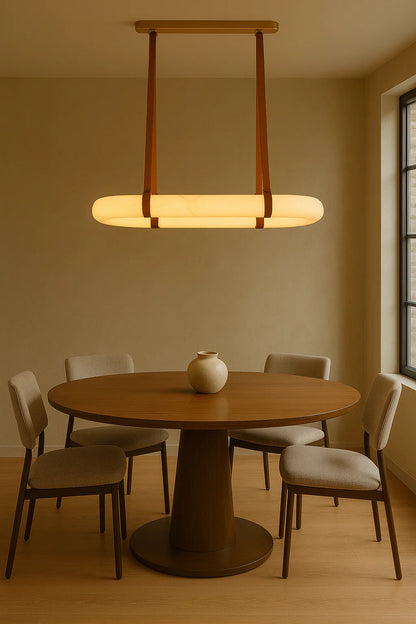 Marble Rectangular chandelier