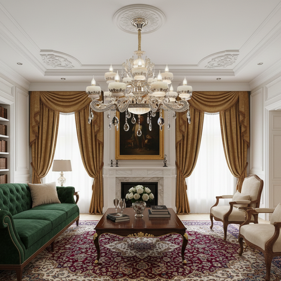 Modern 12 arms chandelier