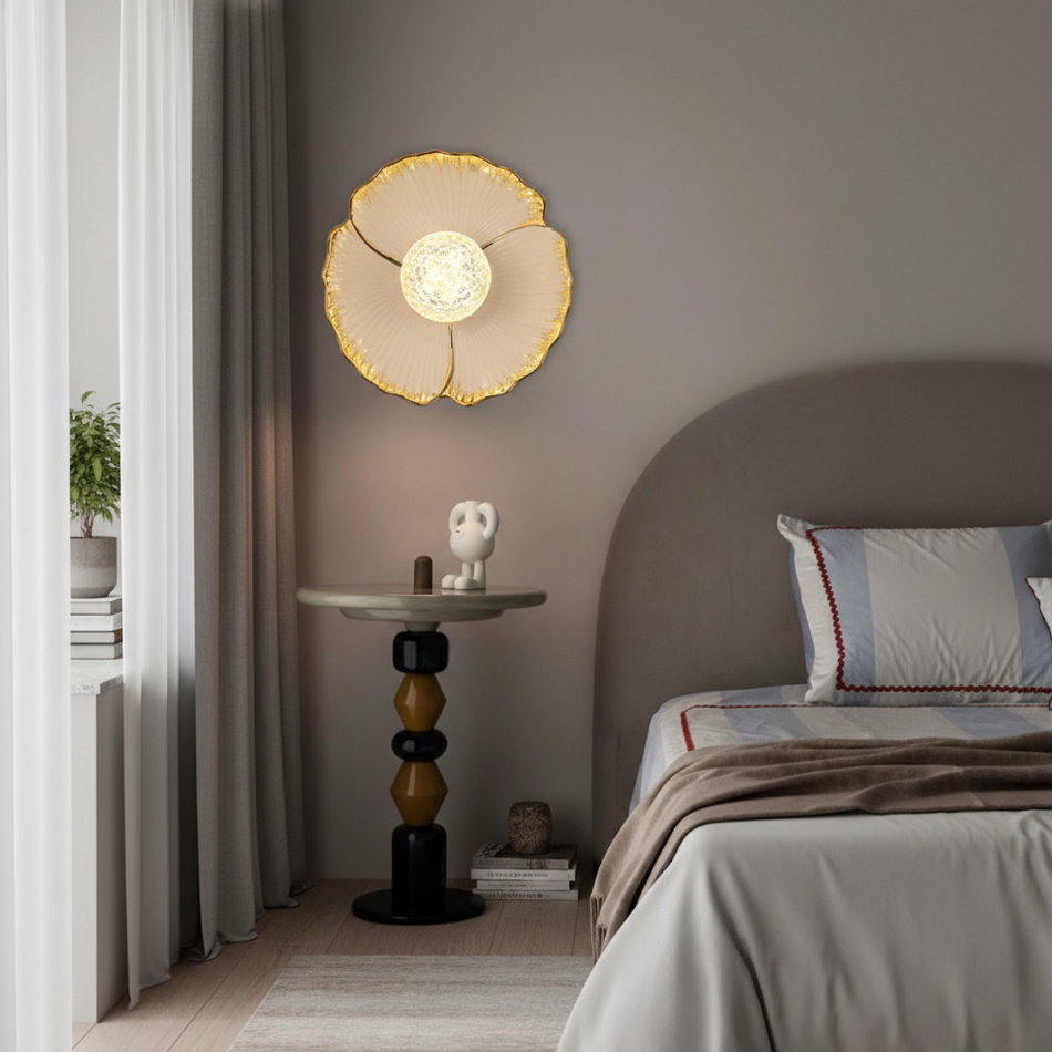 Golden Flora Wall Light