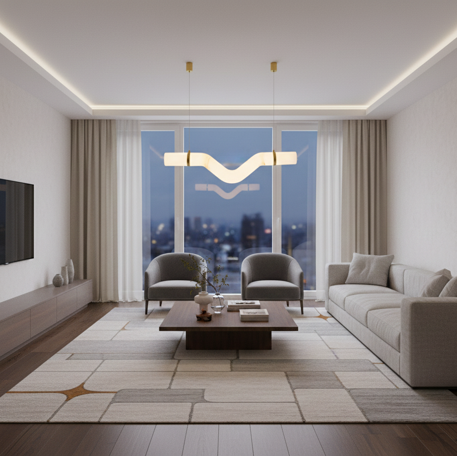 Imitated Marble Tricolor chandelier