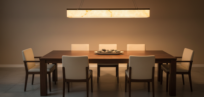 Alabaster Linear Led Chandelier