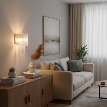 Stello Glass Wall Light