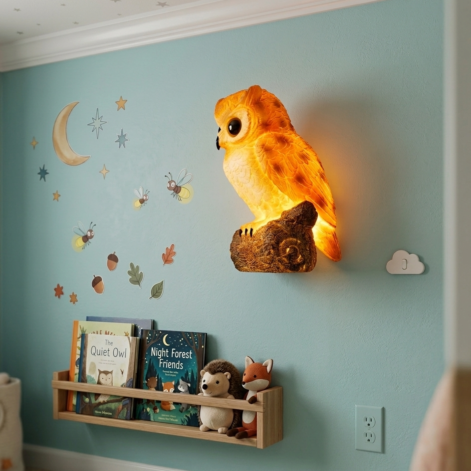 Owl Wall Lamp
