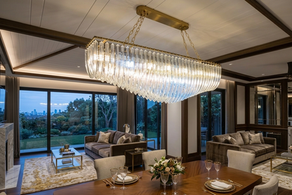 Opulent Cascade Chandelier