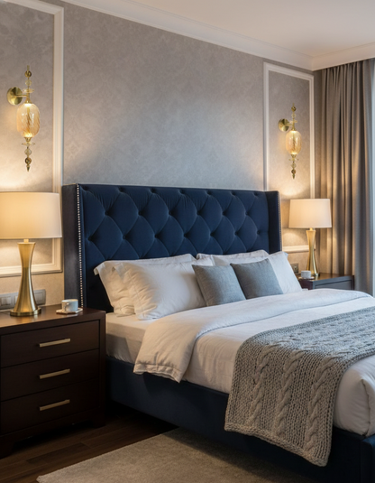 Modern Crystal Glass Amber Wall Light