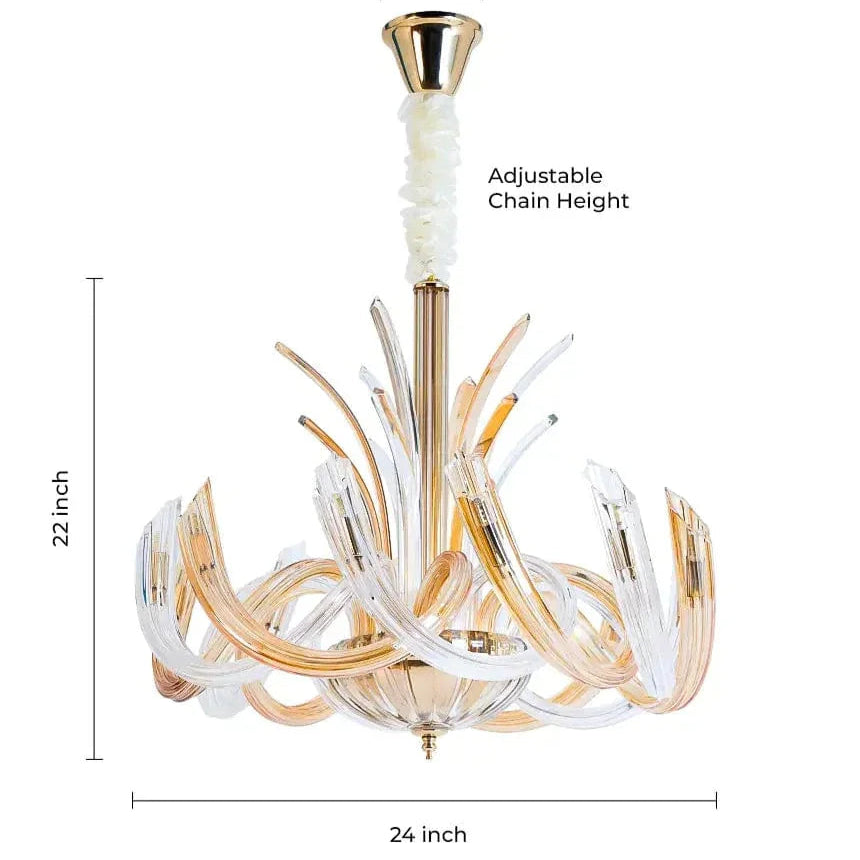 Golden Luxe Chandelier