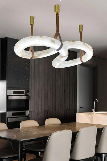 Modern Marble LED Chandelier