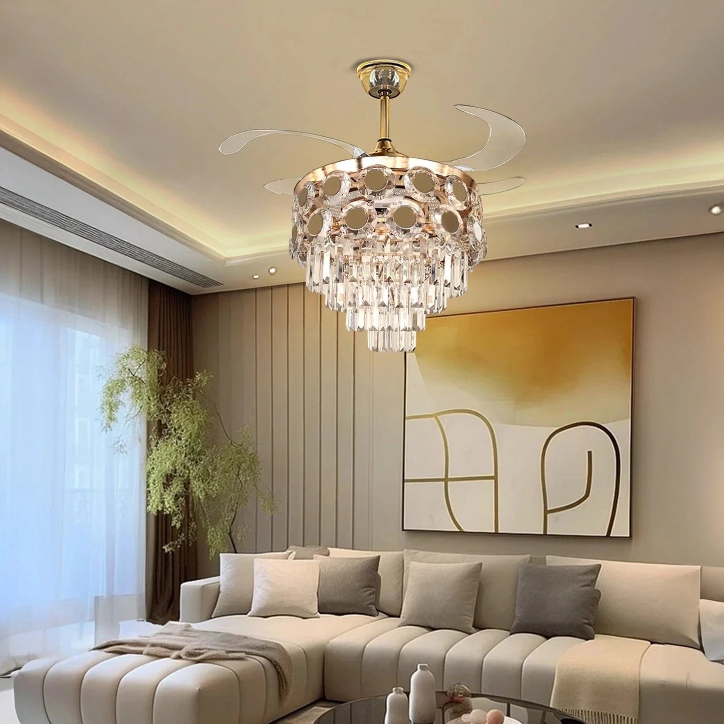 Chandelier Ceiling Fan