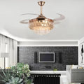 Lux Chandelier Ceiling Fan