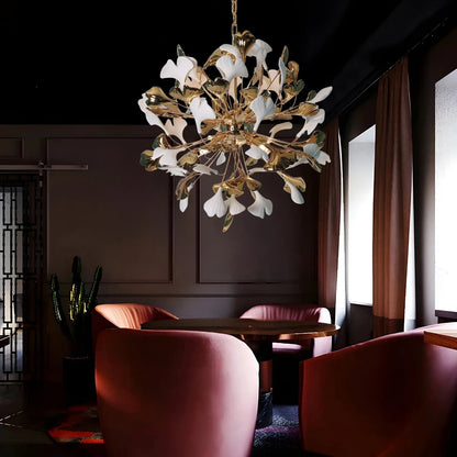 Ceramic Round Chandelier