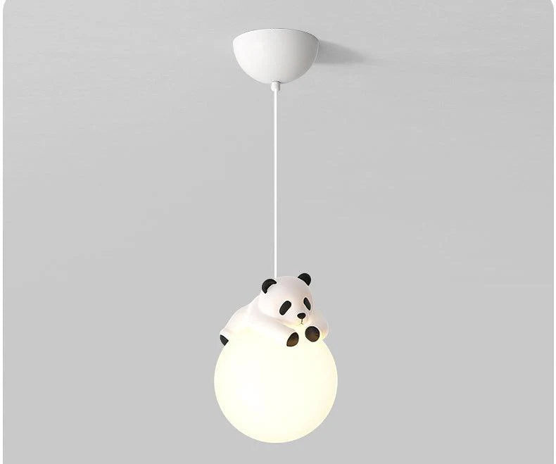 Cute Panda Pendant Night Light – Soft LED Bedside Lamp for Kids Room & Nursery