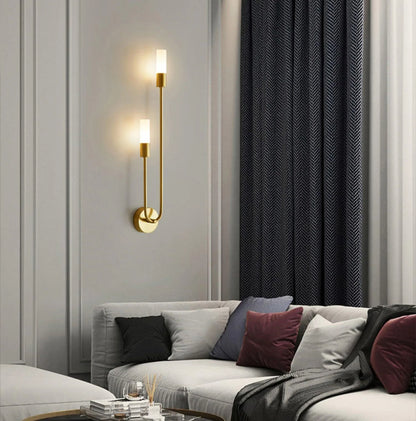 Naya Twin Drop Wall Lamp – Minimalist Luxe Illumination