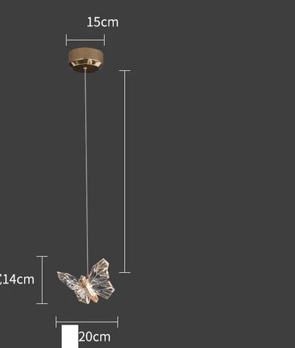 CrystalFlare Butterfly Pendant – A Flight of Light & Elegance