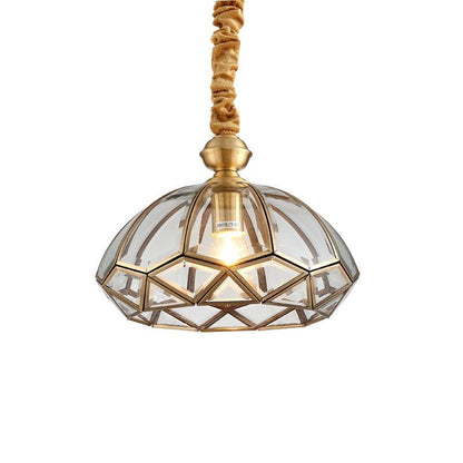 PrismGlow Pendant – Vintage Glamour in Geometric Elegance