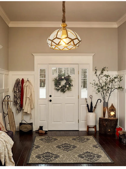 PrismGlow Pendant – Vintage Glamour in Geometric Elegance