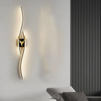 Antler Wave Wall Light – Sculptural Elegance Meets Modern Glow